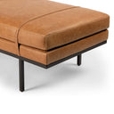 Luxe Haven Harris Accent Bench - Palermo Cognac