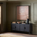 Verano Caprice Sideboard 72 - Black Wash Mango W Black Cane