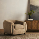 Luxe Haven Lyla Chair - Sheepskin Camel