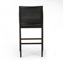 Liora Cane Bar Counter Stool - Counter Brushed Ebony Sonoma Black