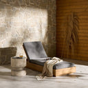 Solara Outdoor Chaise Lounge - Charcoal