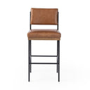Aveline Benton Bar Counter Stool - Bar Stool Sonoma Chestnut