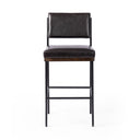 Aveline Benton Bar Counter Stool - Counter Stool Sonoma Black
