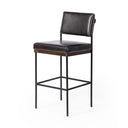 Aveline Benton Bar Counter Stool - Counter Stool Sonoma Black