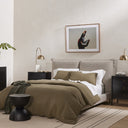 Verity Bed - Queen Merino Porcelain