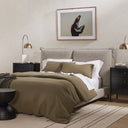 Verity Bed - Queen Merino Porcelain