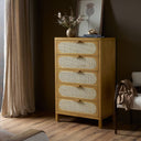 Luxe Haven Allegra 5 Drawer Dresser - Default Title