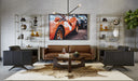 ROGERS ARMCHAIR - CORTINA BLACK LEATHER