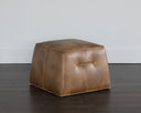 ASPEN OTTOMAN - TOBACCO TAN