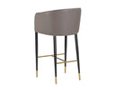 ASHER BARSTOOL - FLINT GREY NAPA TAUPE