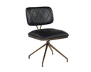 VIRTU SWIVEL DINING CHAIR - BRAVO BLACK