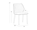 CLINTON DINING CHAIR - BRONZE BRAVO CREAM
