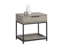 Calden Nightstand - SMALL BLACK TAUPE