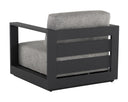 TAVIRA ARMCHAIR - CHARCOAL LANIKAI SALT AND PEPPER