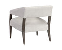 CARLYLE LOUNGE CHAIR - SALOON LIGHT GREY LEATHER