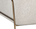 CYBIL LOUNGE CHAIR - DOVE CREAM