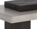 HERRIOT COFFEE TABLE - DARK BROWN GREY