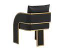 BAZ DINING ARMCHAIR - NAPA BLACK