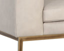 BURR ARMCHAIR - BALI BONE LEATHER