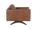 ROGERS ARMCHAIR - SHALIMAR TOBACCO LEATHER