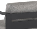 TAVIRA ARMCHAIR - CHARCOAL LANIKAI SALT AND PEPPER