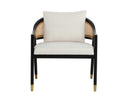 KIRSTEN LOUNGE CHAIR - LINOSO IVORY