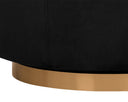 HAZEL SWIVEL LOUNGE CHAIR - GOLD BLACK SKY