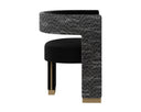ADAMINA DINING ARMCHAIR - ABBINGTON BLACK HOBBES NIGHT
