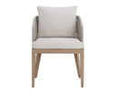 CAPRI DINING ARMCHAIR - DRIFT BROWN PALAZZO CREAM