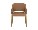 MALACHI DINING ARMCHAIR - MILLIKEN COGNAC