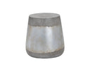 Delmor End Table - SILVER