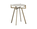 ANAK END TABLE - WHITE