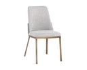 MARIE DINING CHAIR - BELFAST HEATHER GREY BRAVO METAL