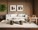 KIRA SOFA - HEATHER IVORY TWEED