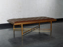 KAYLA BENCH - VINTAGE COGNAC