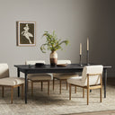 Aveline Harper Extension Dining Table - Black Mango