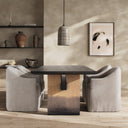 Harper Dining Table - Worn Black