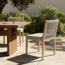 Luxe Sherwood Outdoor Dining Chair Washed Brown - Faye Ash