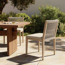 Luxe Sherwood Outdoor Dining Chair Washed Brown - Faye Sand