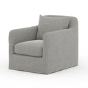 Aveline Outdoor Slipcover Swivel Chair - Faye Ash
