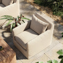 Aveline Outdoor Slipcover Swivel Chair - Faye Sand