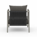 Veridian Numa Outdoor Chair - Weathered Grey - Charcoal