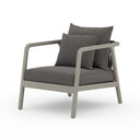 Veridian Numa Outdoor Chair - Weathered Grey - Charcoal