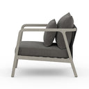 Veridian Numa Outdoor Chair - Weathered Grey - Charcoal
