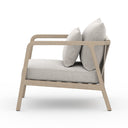 Aveline Outdoor Chair - Washed Brown - Stone Grey