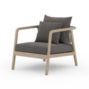 Aveline Outdoor Chair - Washed Brown - Charcoal