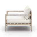 Verity Outdoor Chair Washed Brown - Natural Ivory