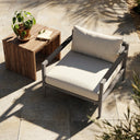 Aveline Sherwood Outdoor Chair Weathered Grey - Natural Ivory