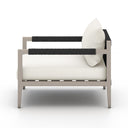 Aveline Sherwood Outdoor Chair Weathered Grey - Natural Ivory