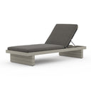 Solstice Outdoor Chaise - Weathered Grey - Charcoal